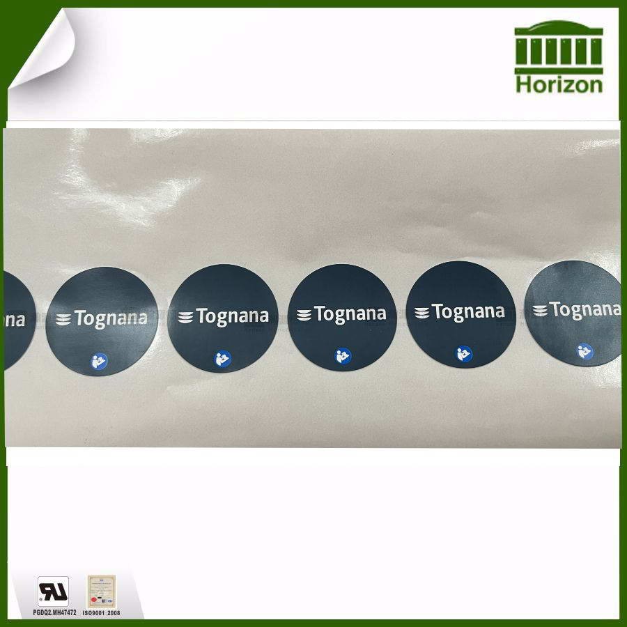 五层九面印不干胶标签